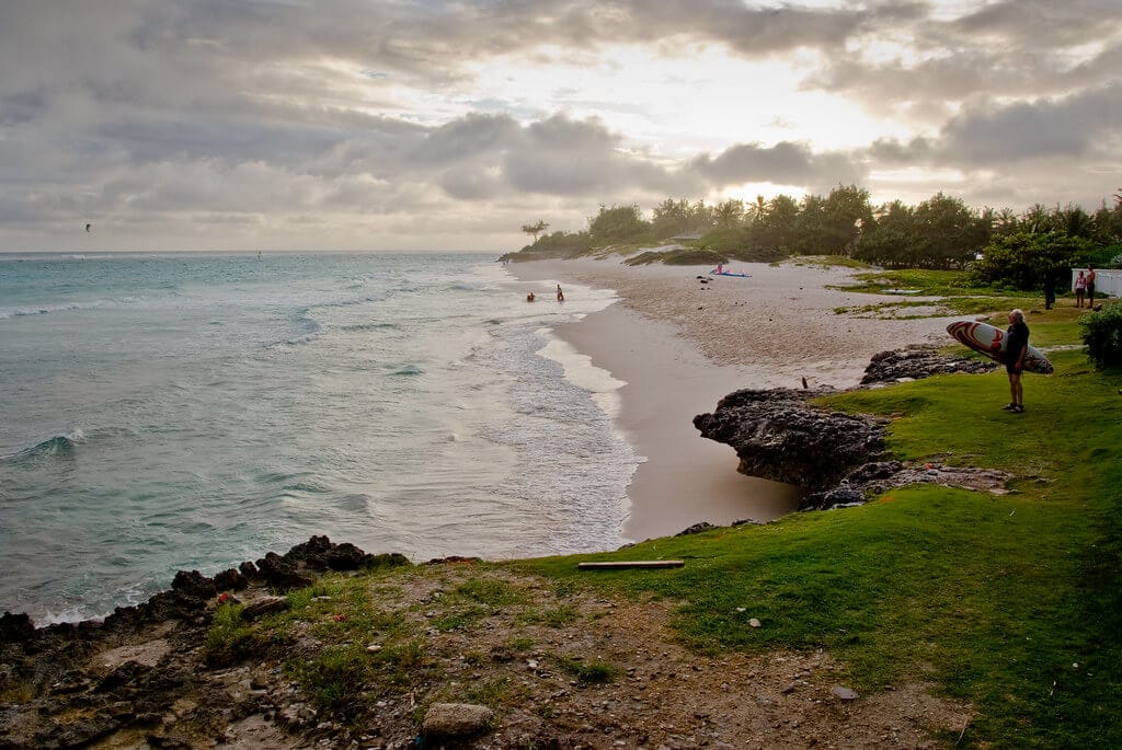 silver sands, barbados, kitesurfing