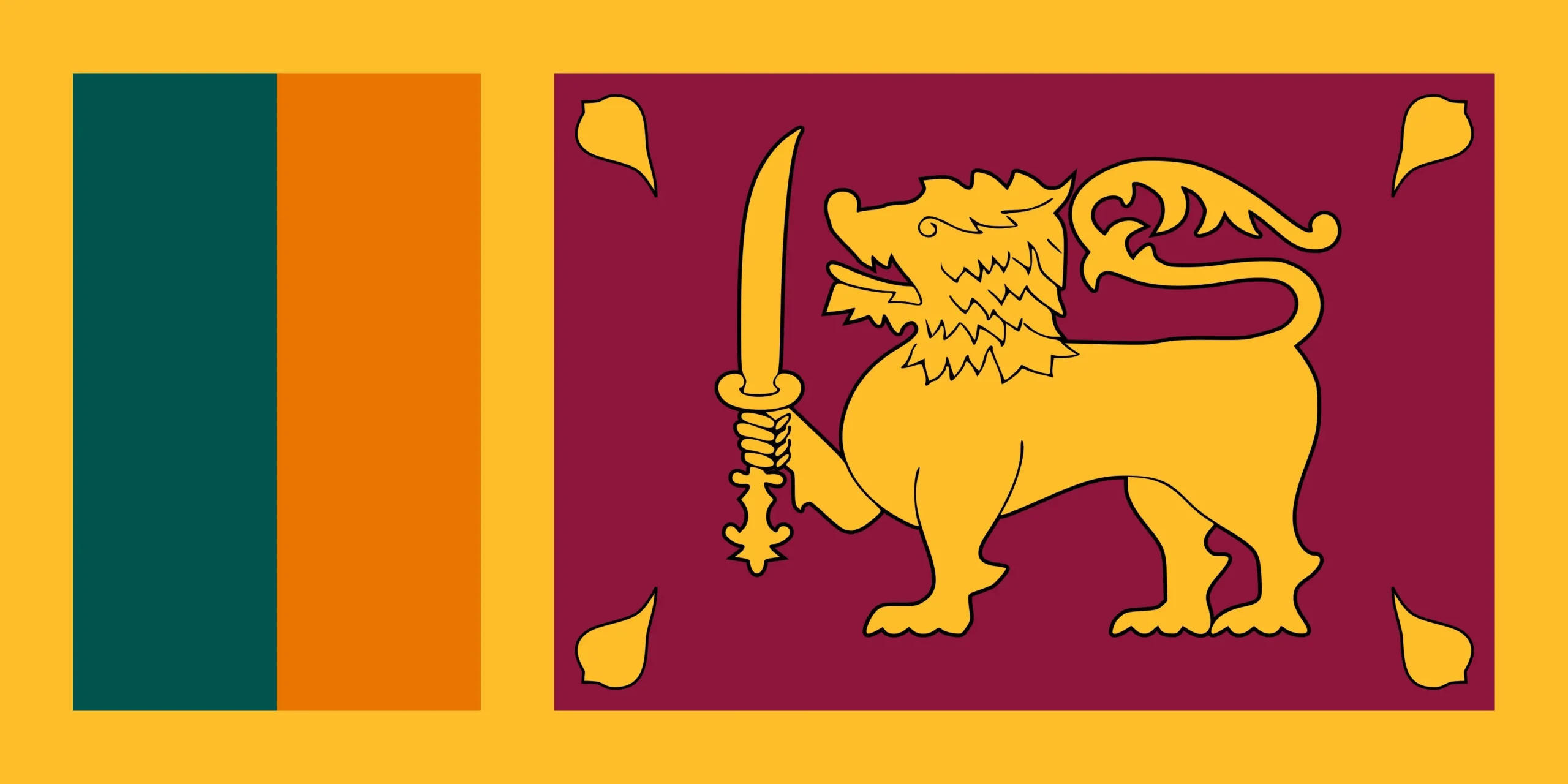 flag of sri lanka