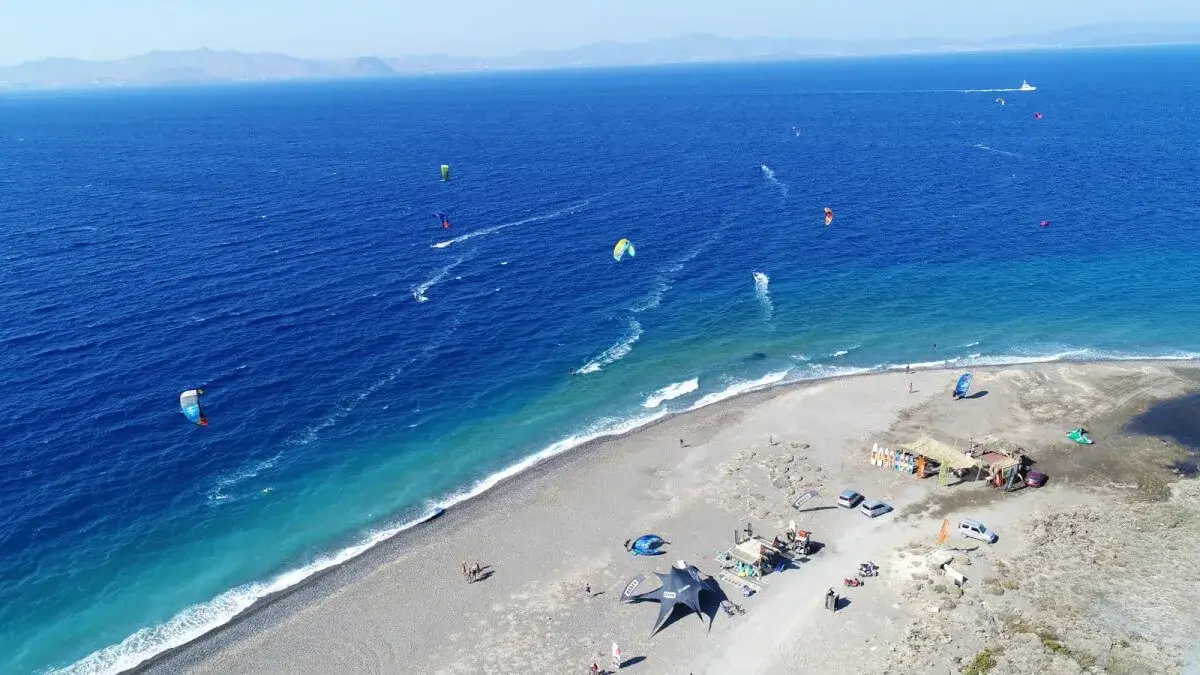 Kos, Greece, kitesurfing
